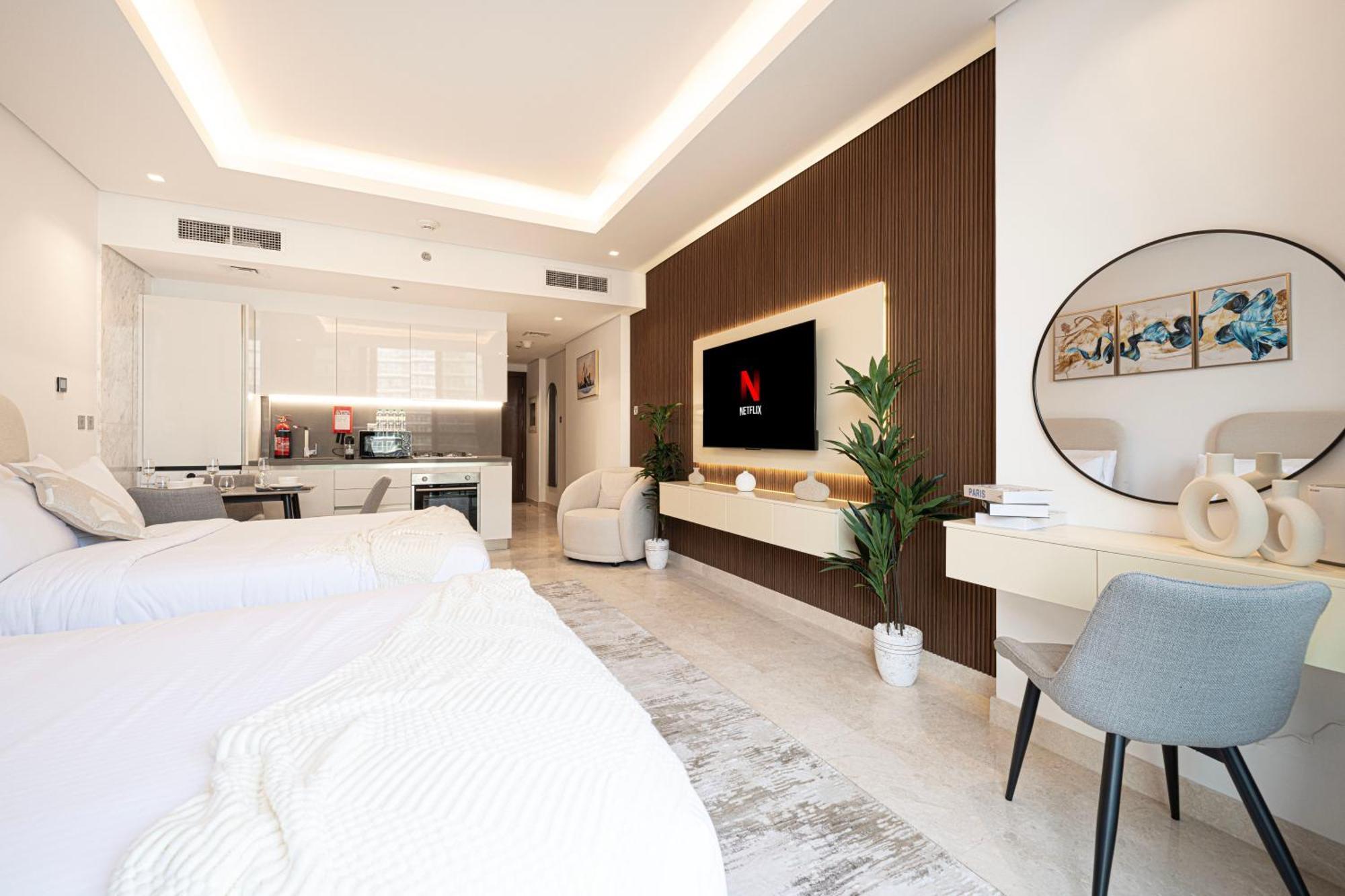 Apartment Outstanding New With 2 Double Beds,in Downtown